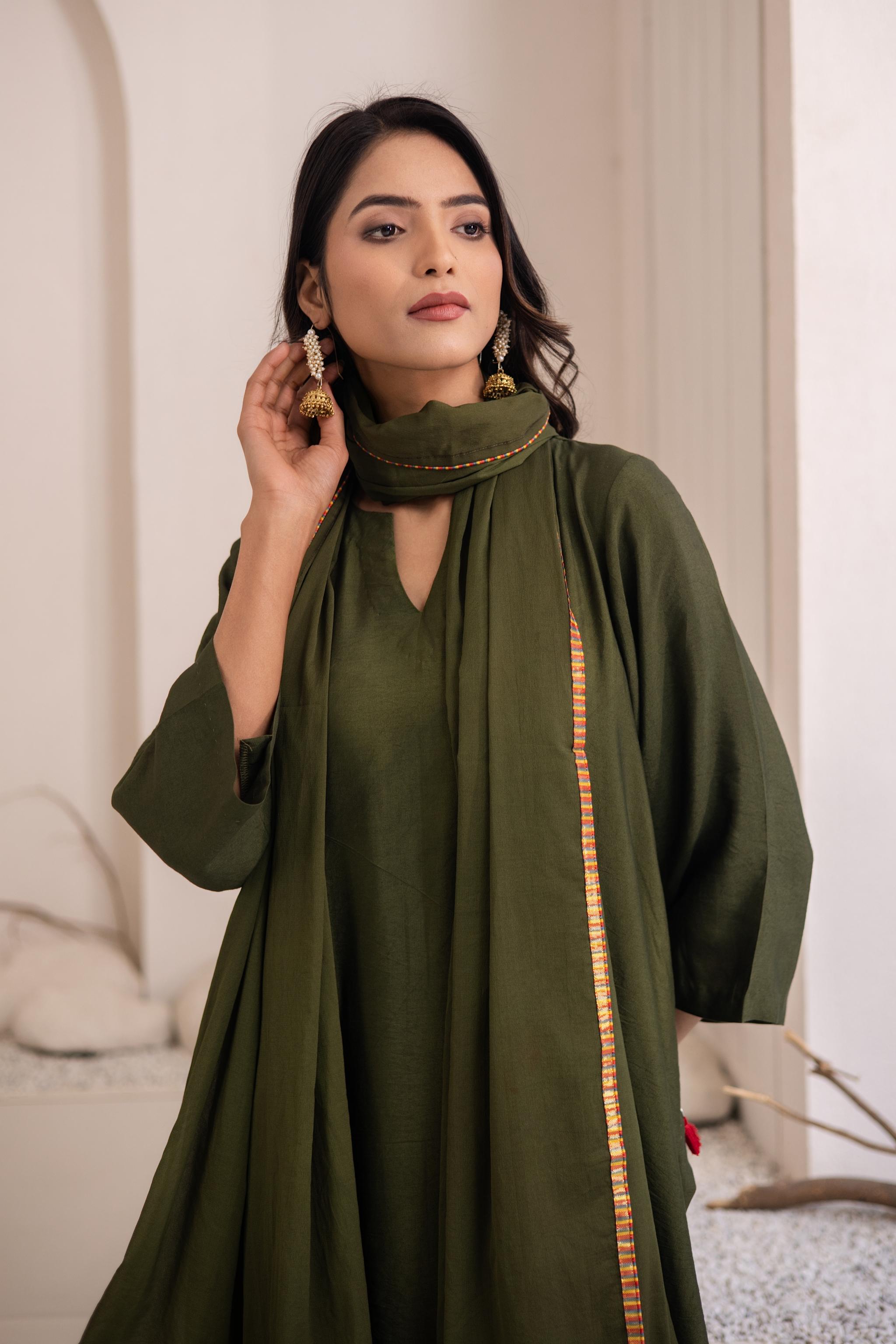 Maan Cotton Silk Kurta Set