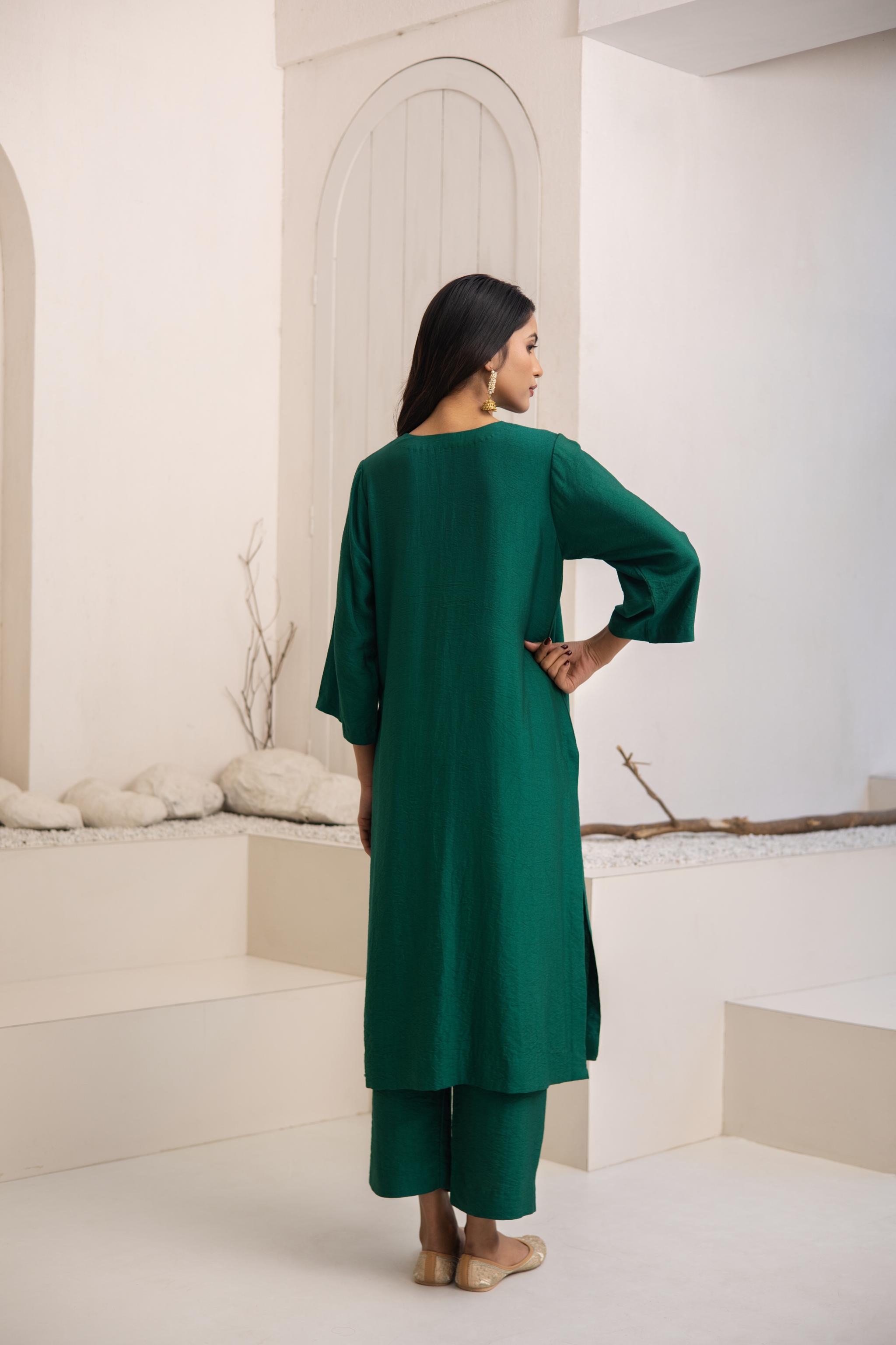 Ganga Cotton Silk Kurta Set