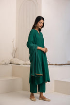 Ganga Cotton Silk Kurta Set
