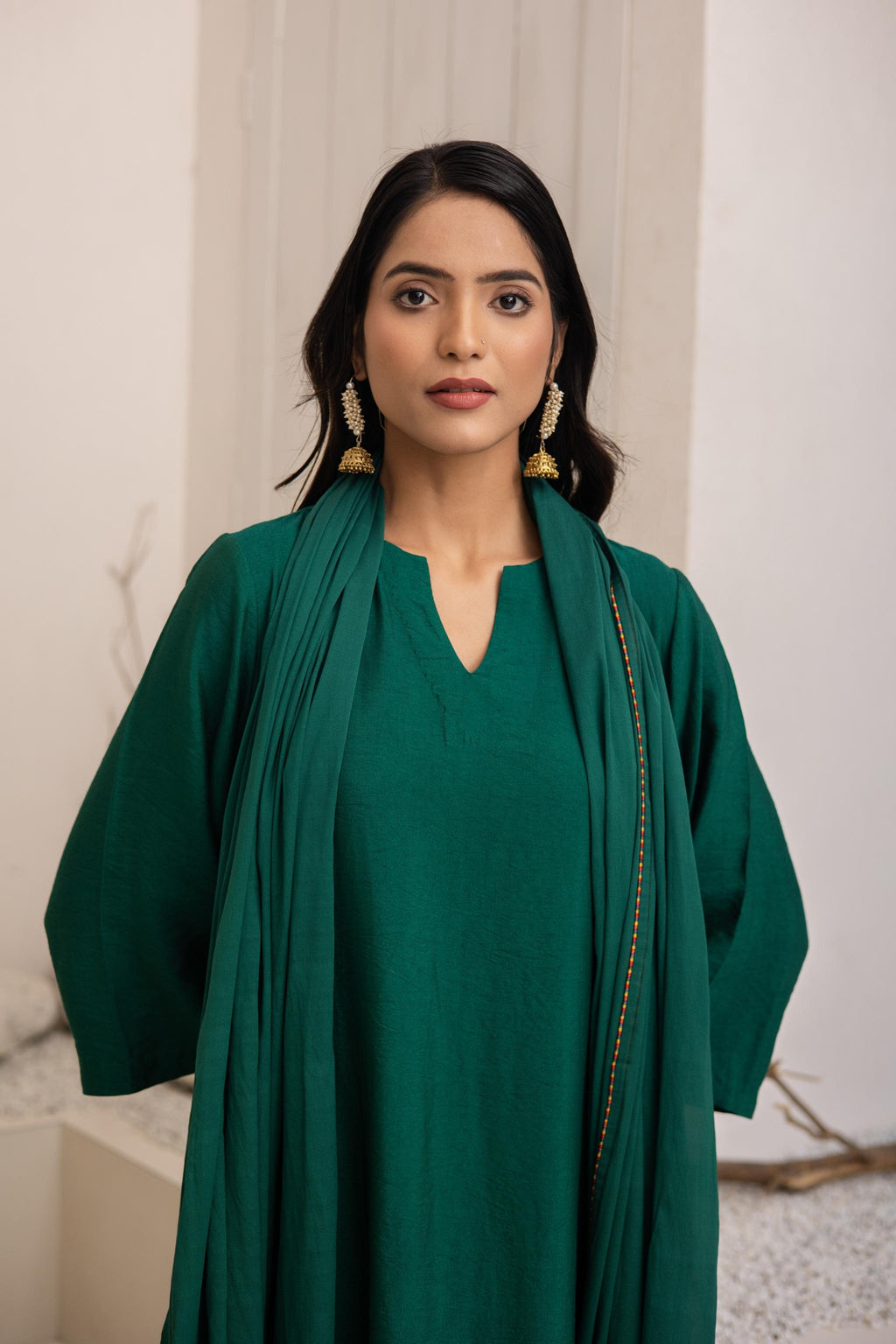 Ganga Cotton Silk Kurta Set