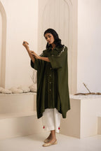 Safar Cotton Silk Shirt Kaftan Set