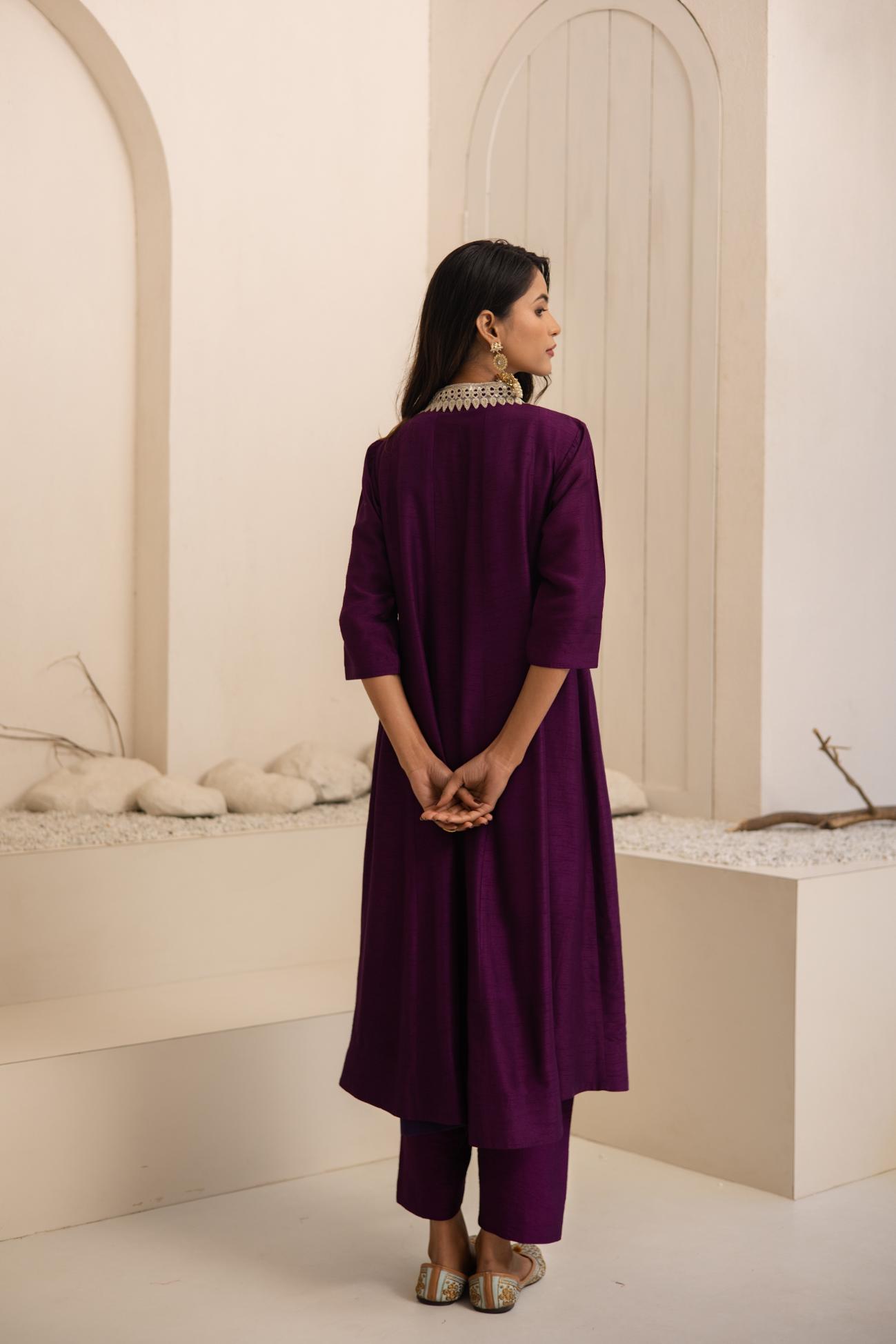 Jamuni Dola Silk Anarkali Set