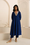 Neel Dola Silk Anarkali Set