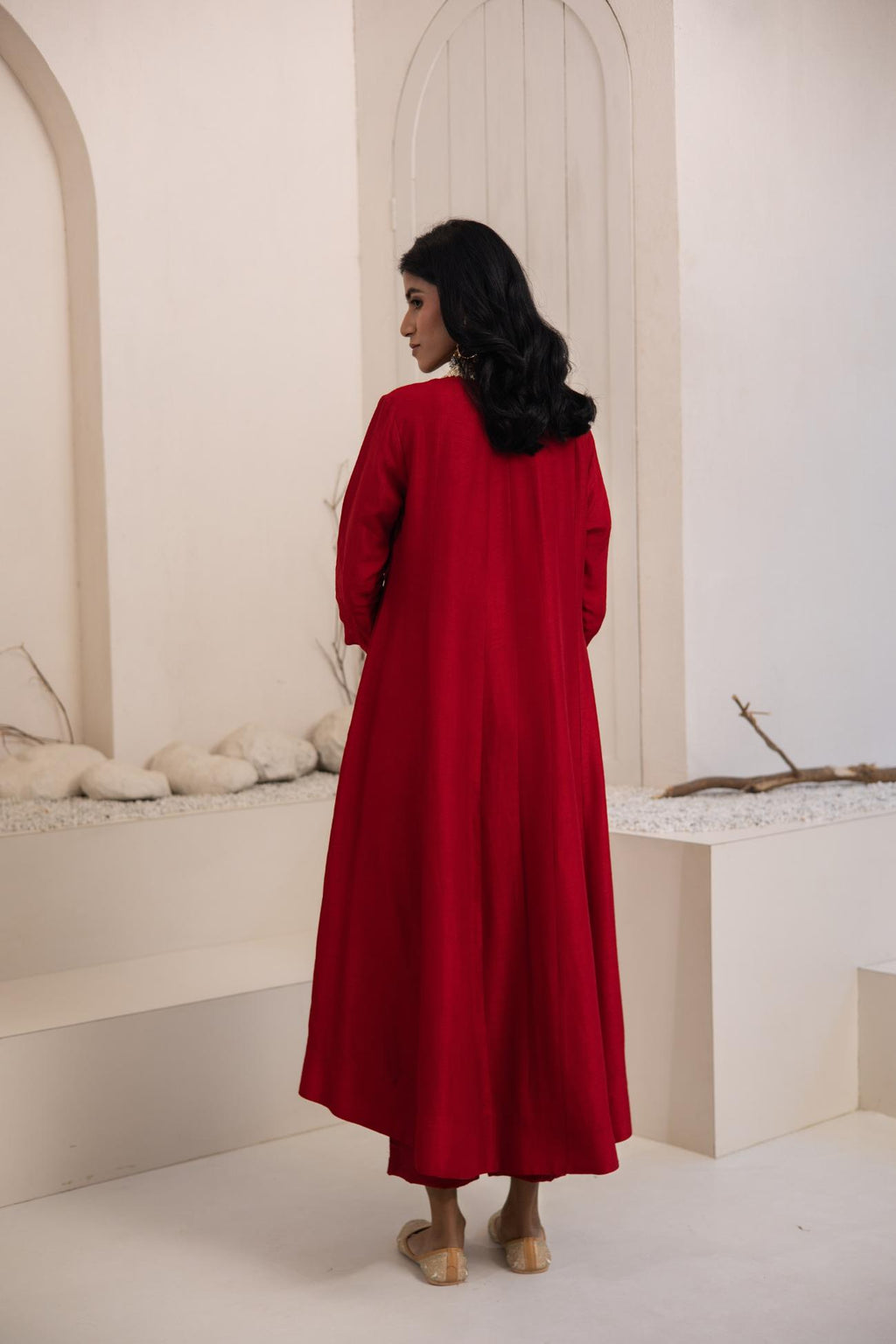Reet Dola Silk Anarkali Set