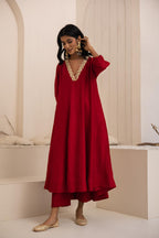 Reet Dola Silk Anarkali Set