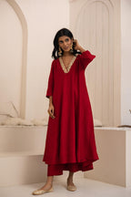 Reet Dola Silk Anarkali Set