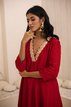 Reet Dola Silk Anarkali Set
