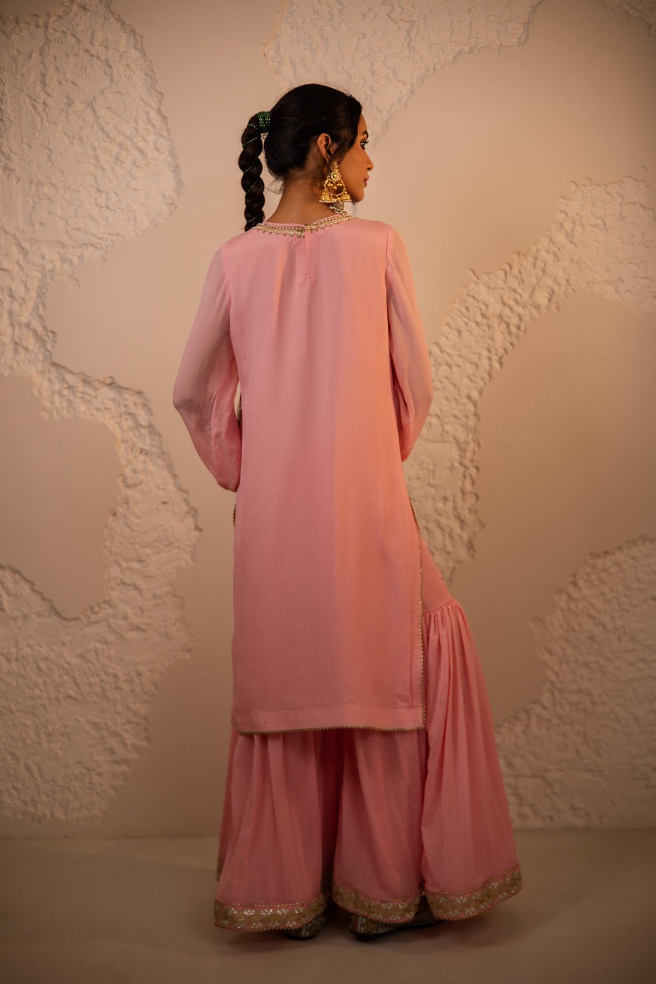Raas Chinon Chiffon Sharara Set