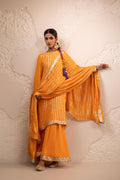 Shagun Chinon Chiffon Sharara Set