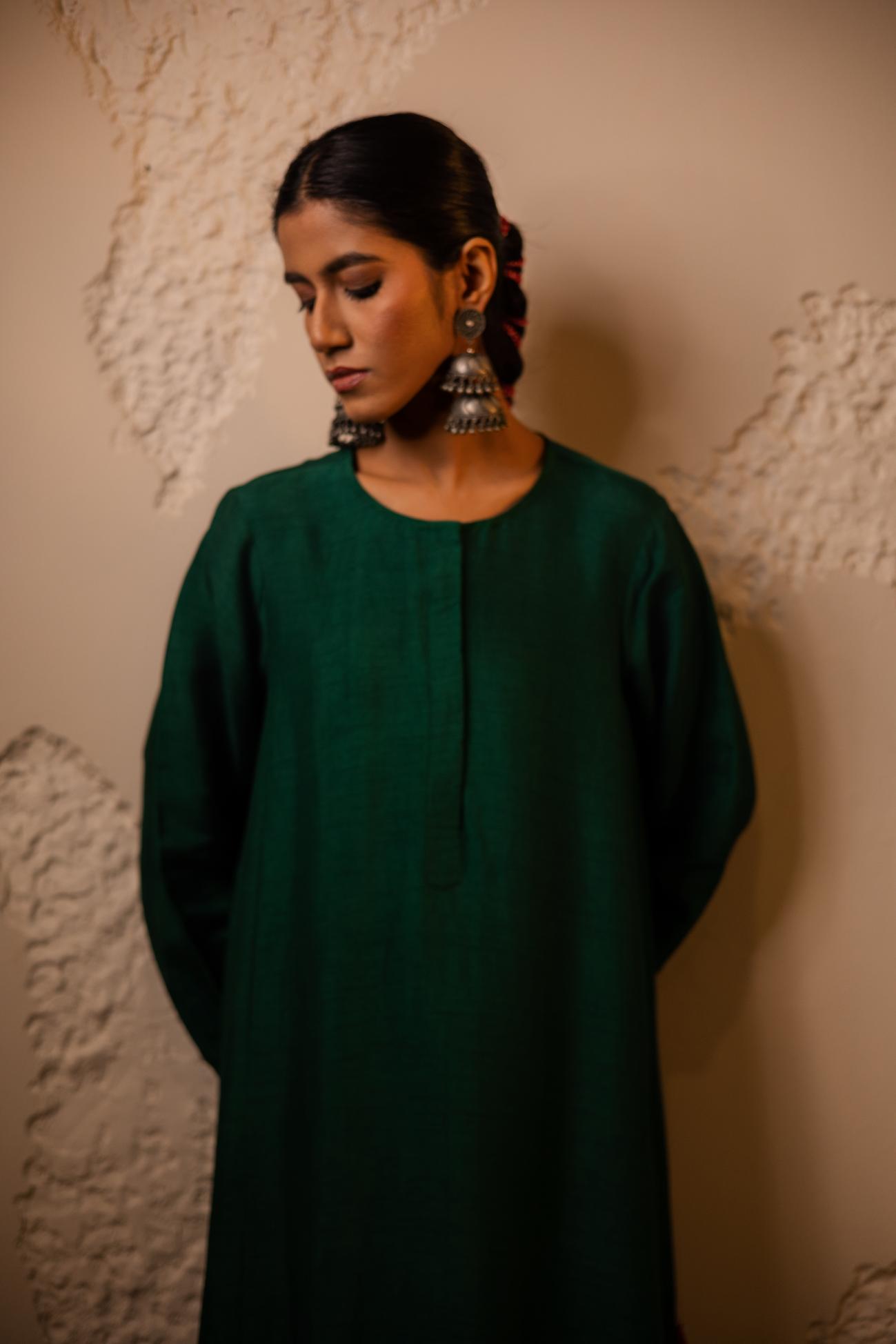 Zehra Dola Silk Kurta Set
