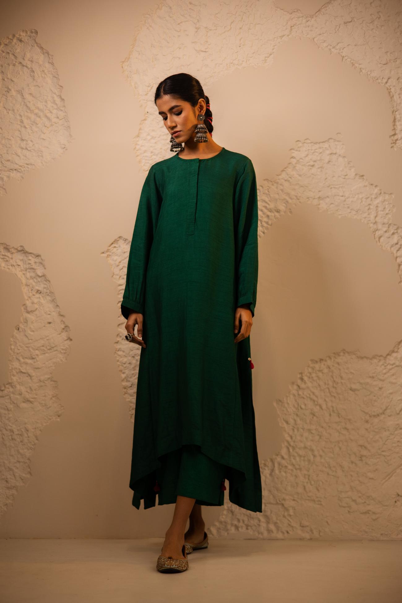 Zehra Dola Silk Kurta Set