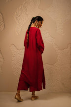 Anar Dola Silk Kurta Set