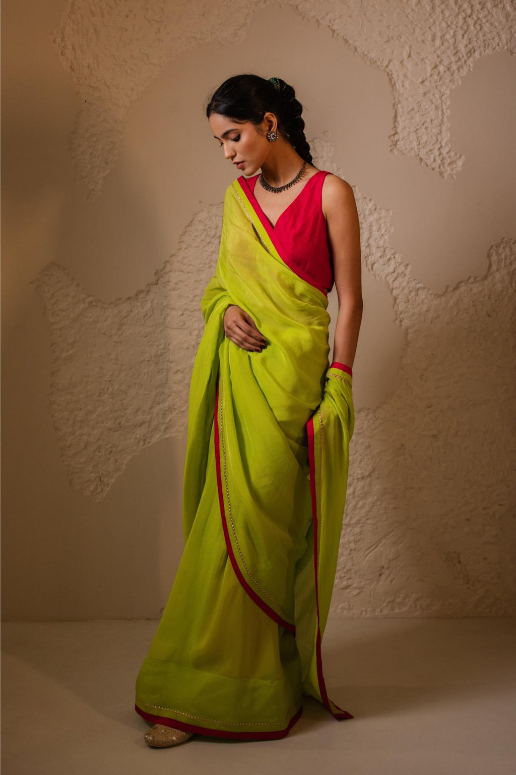 Rangeeli Organza Saree Set