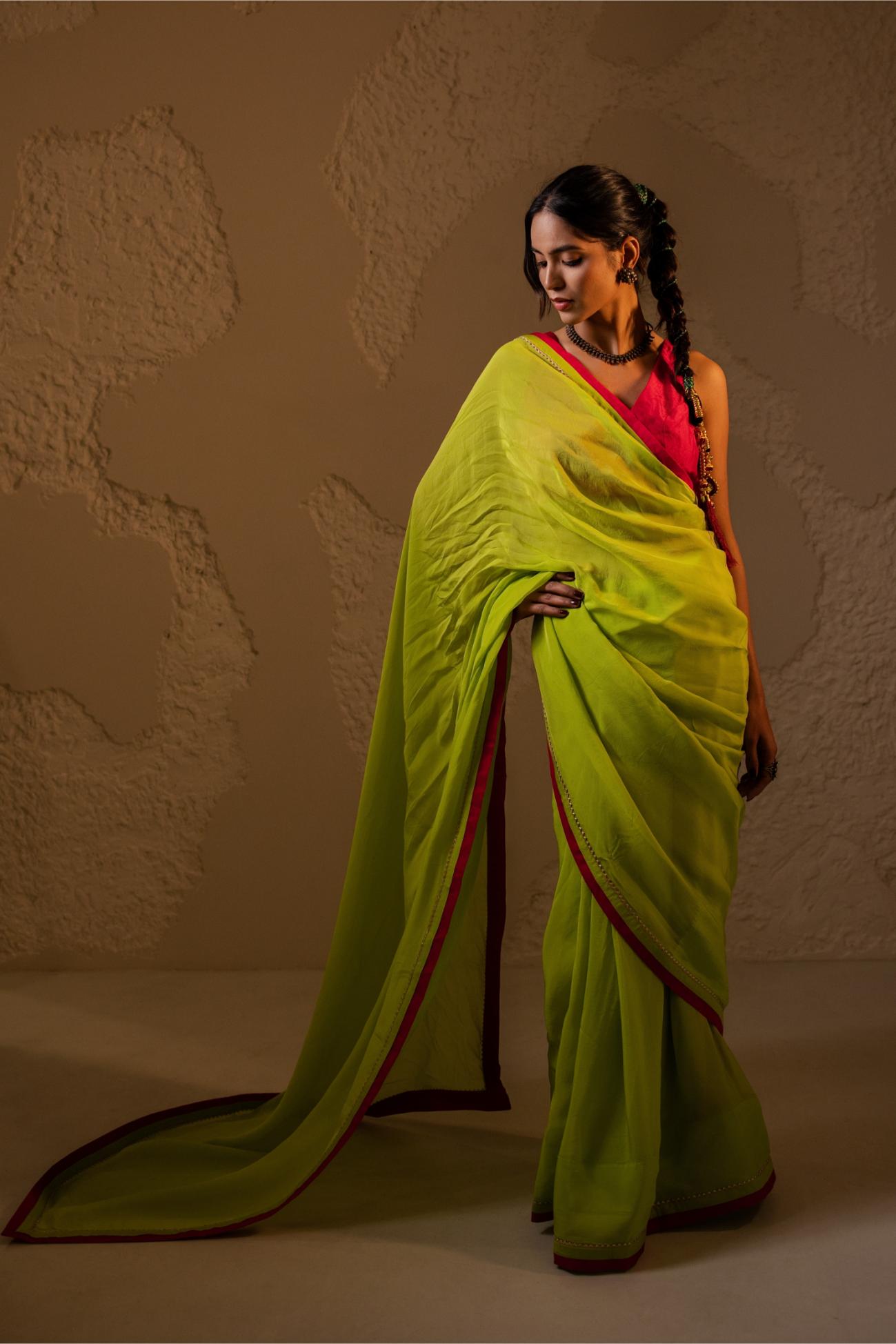 Rangeeli Organza Saree Set