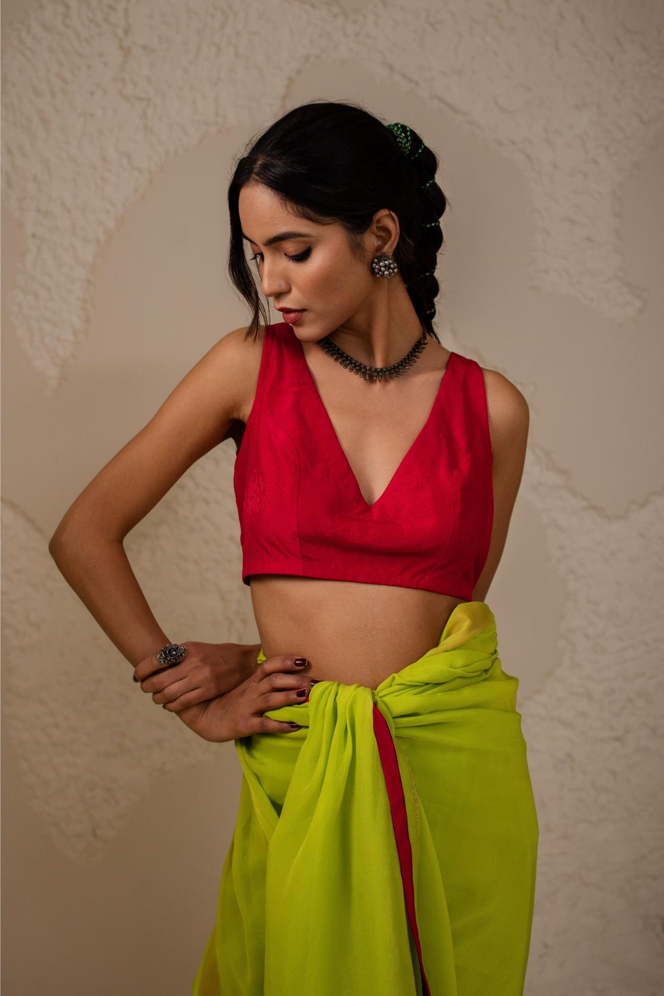 Rangeeli Dola Silk Blouse
