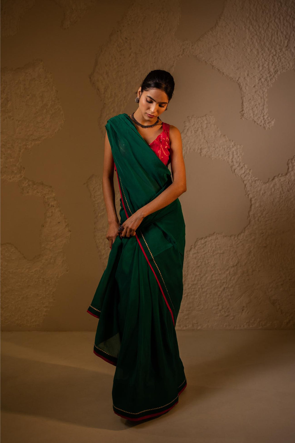 Gulaal Organza Saree Set