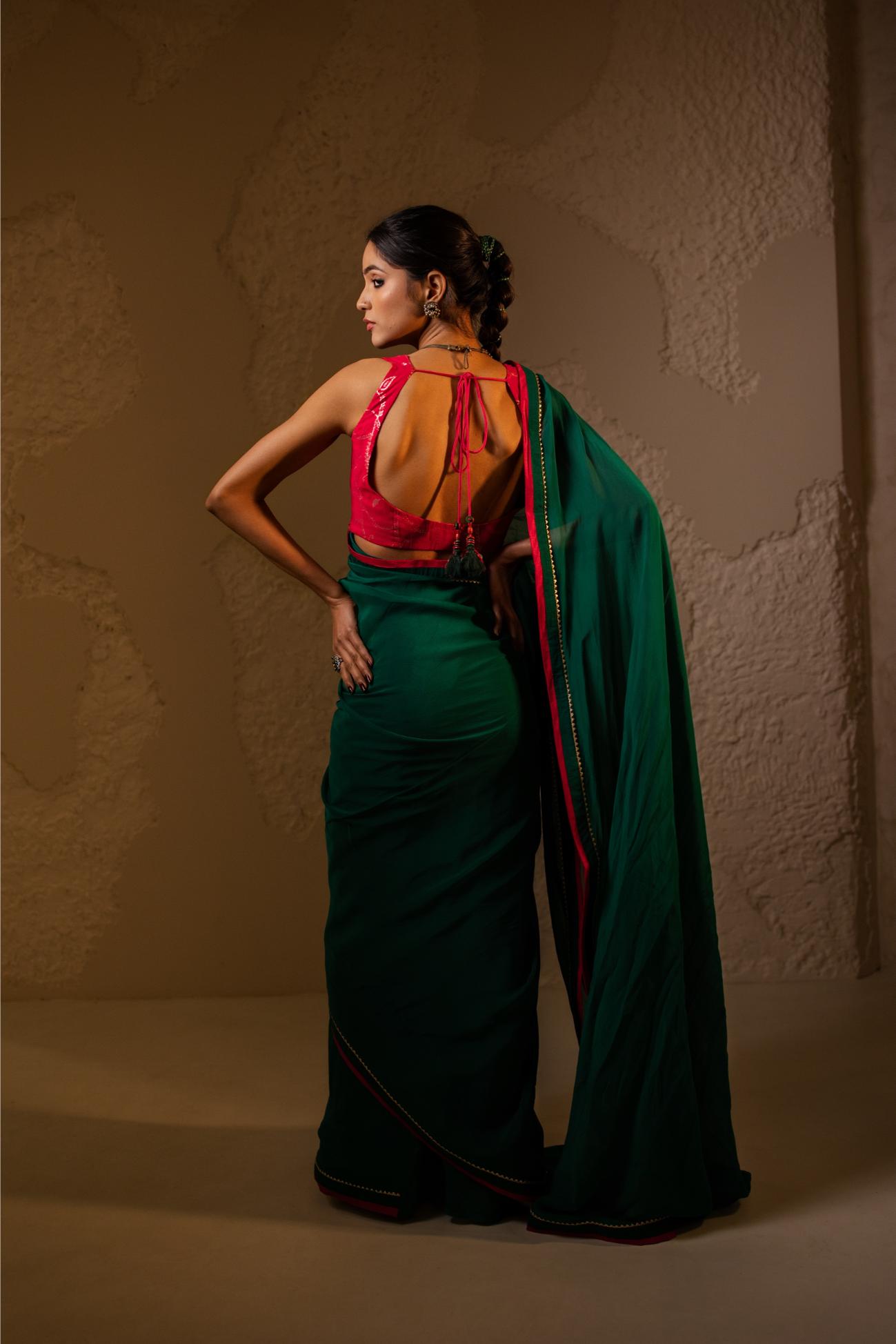 Gulaal Chanderi Blouse