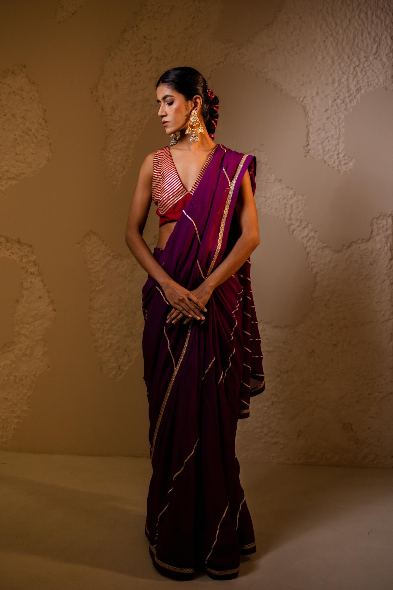 Sur Organza Saree Set