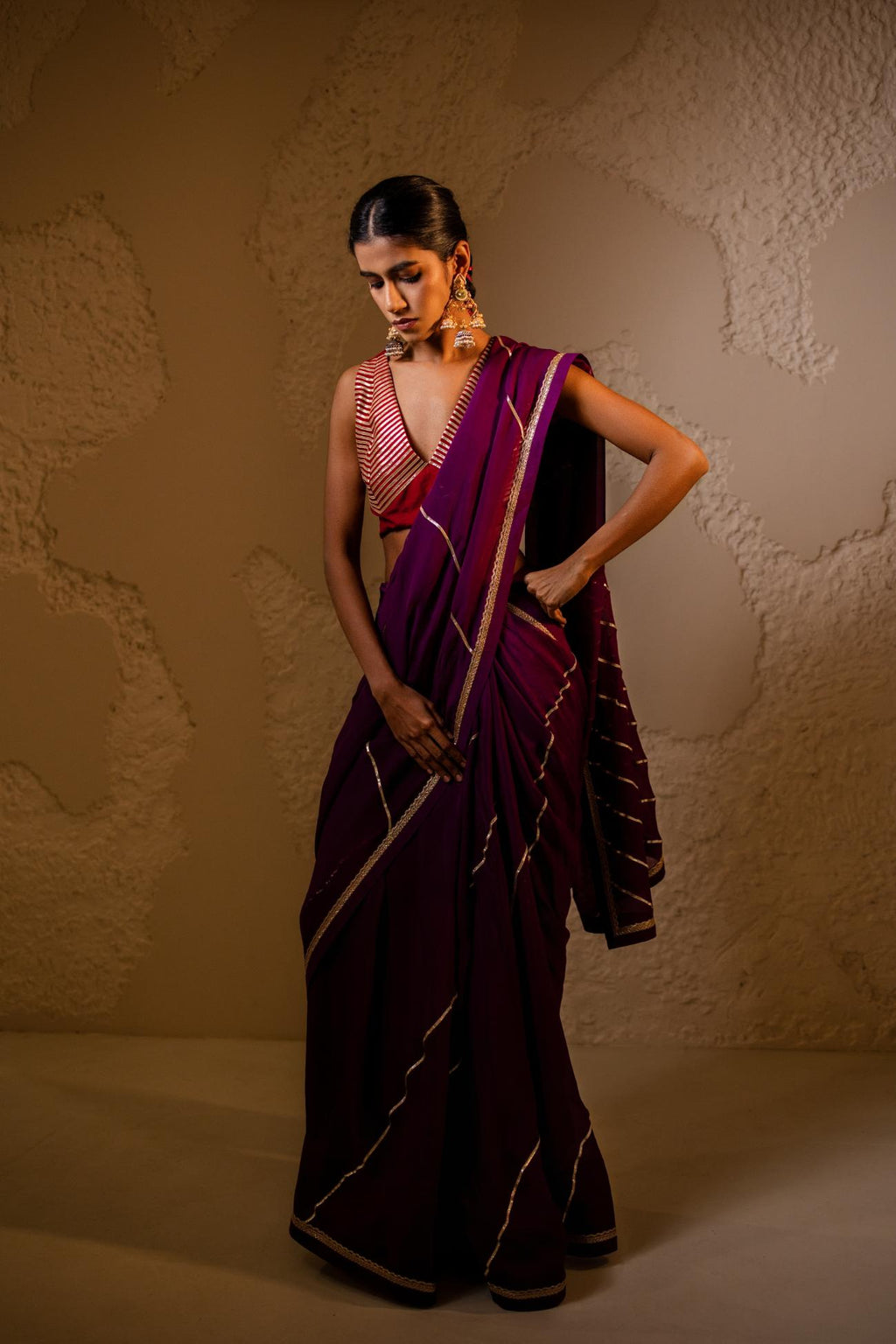 Sur Organza Saree Set