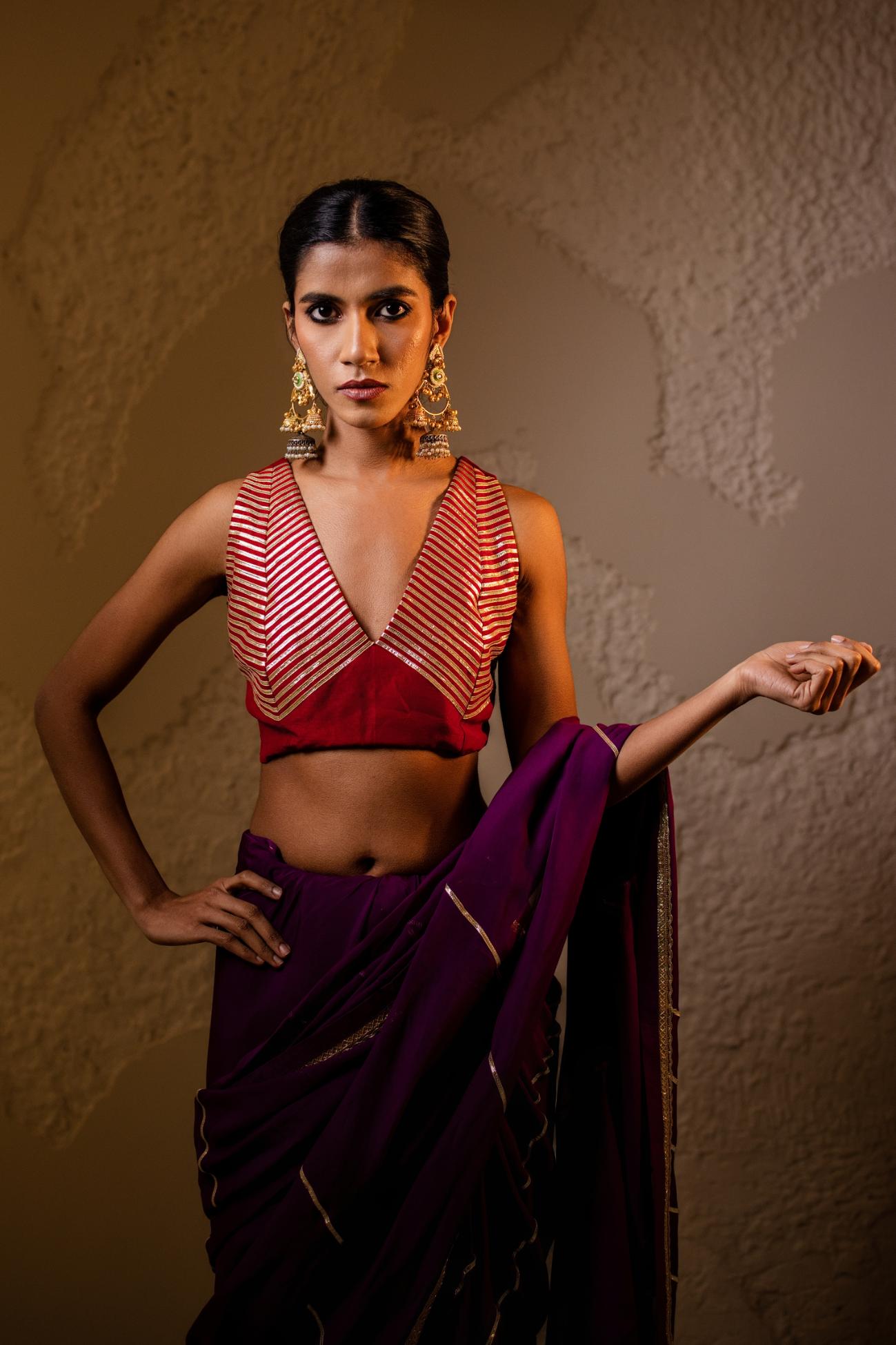Sur Organza Saree Set