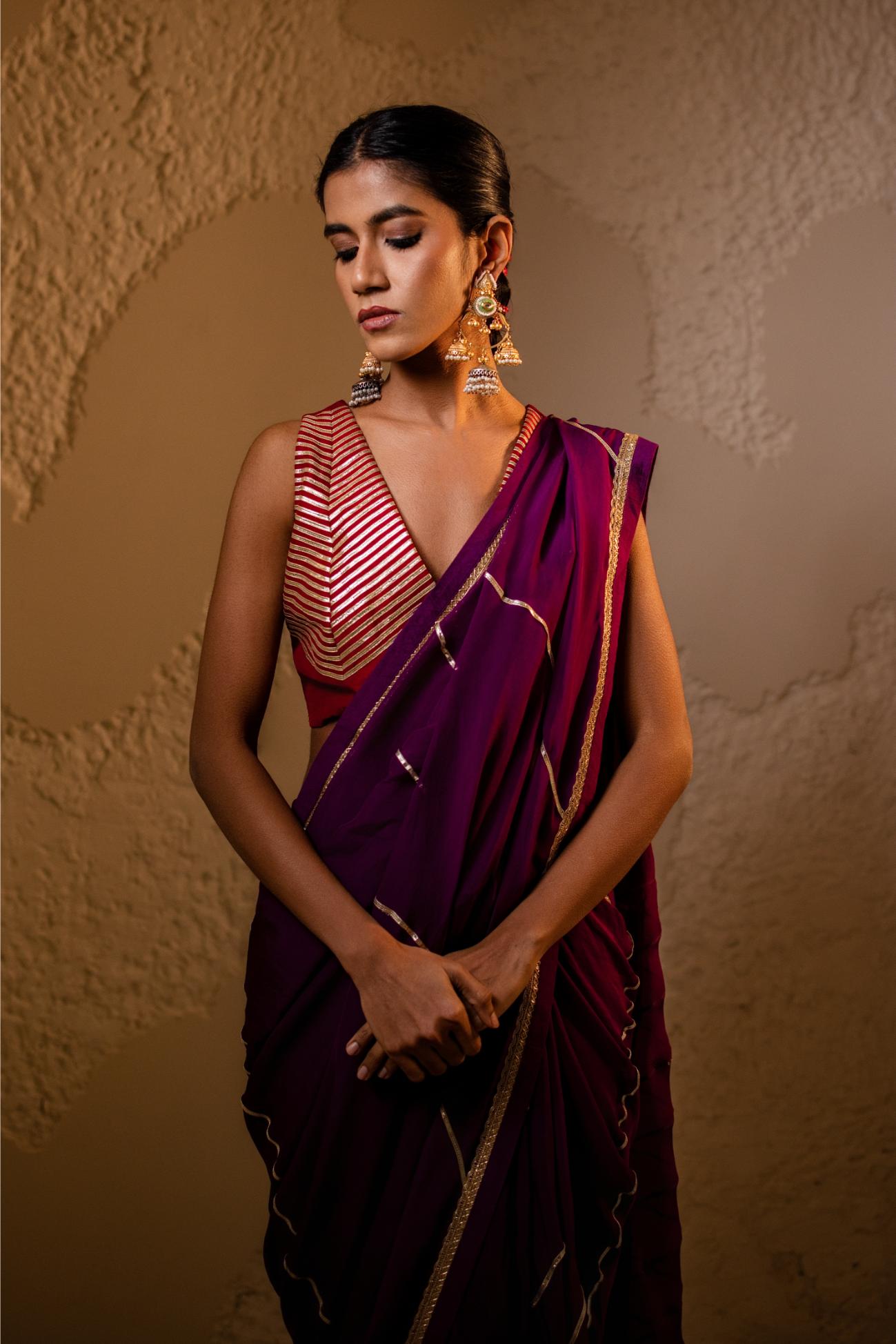 Sur Organza Saree Set