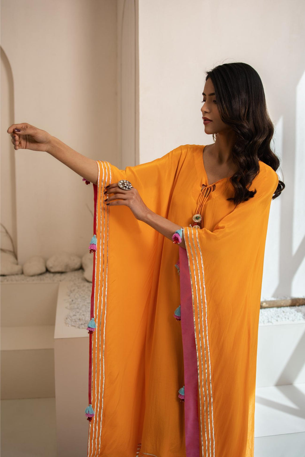 Aagiya Crepe Kaftan