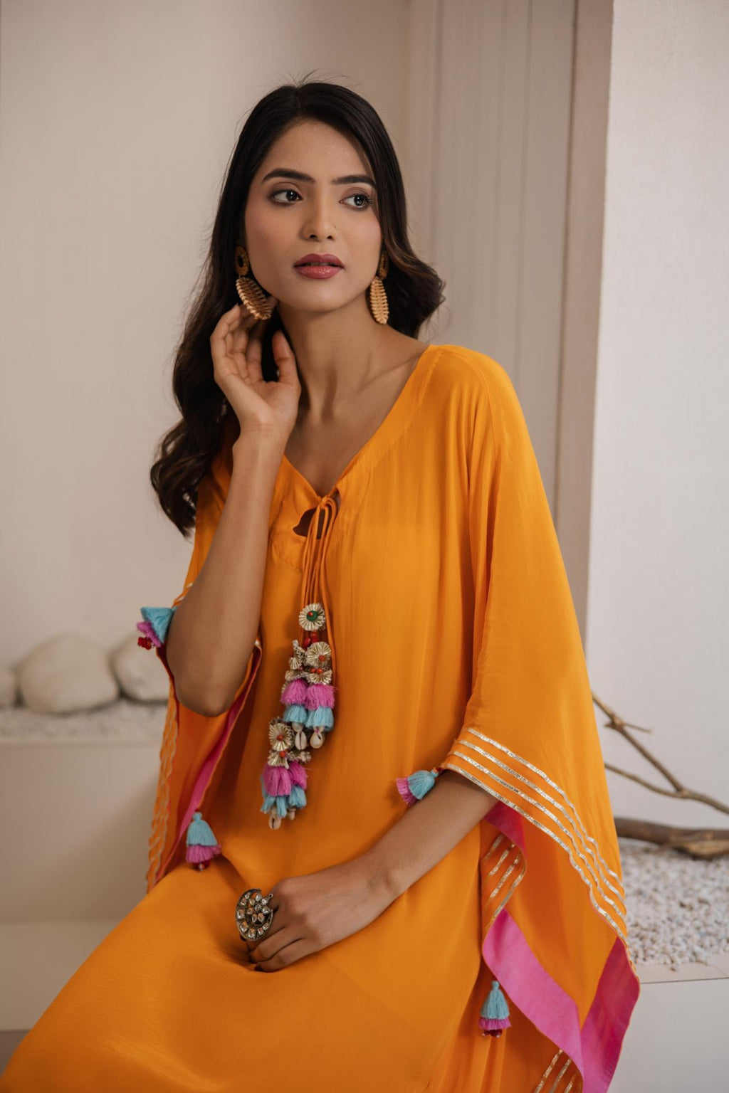 Aagiya Crepe Kaftan