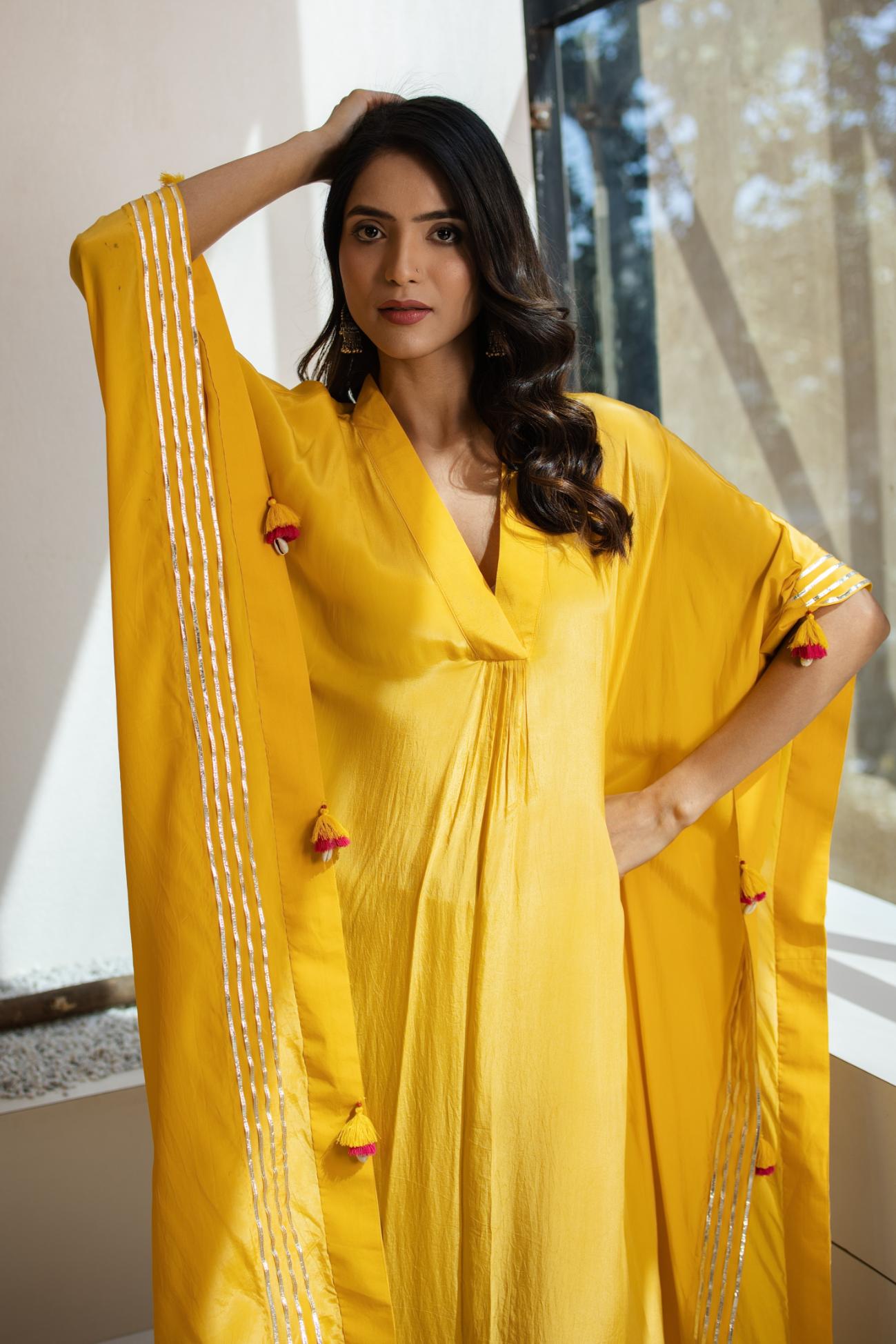 Piyar Crepe Kaftan