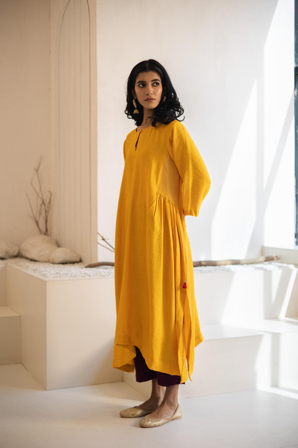 Badhari Cotton Silk Kurta Set