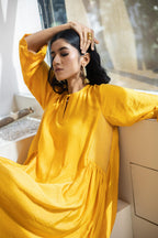 Badhari Cotton Silk Kurta Set