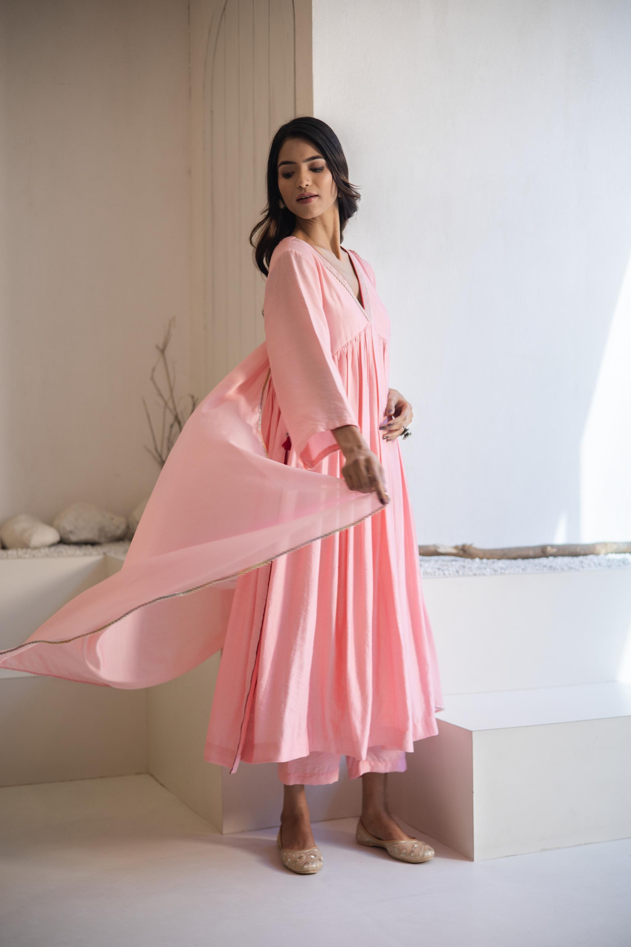 Aasai Cotton Silk Kurta Set