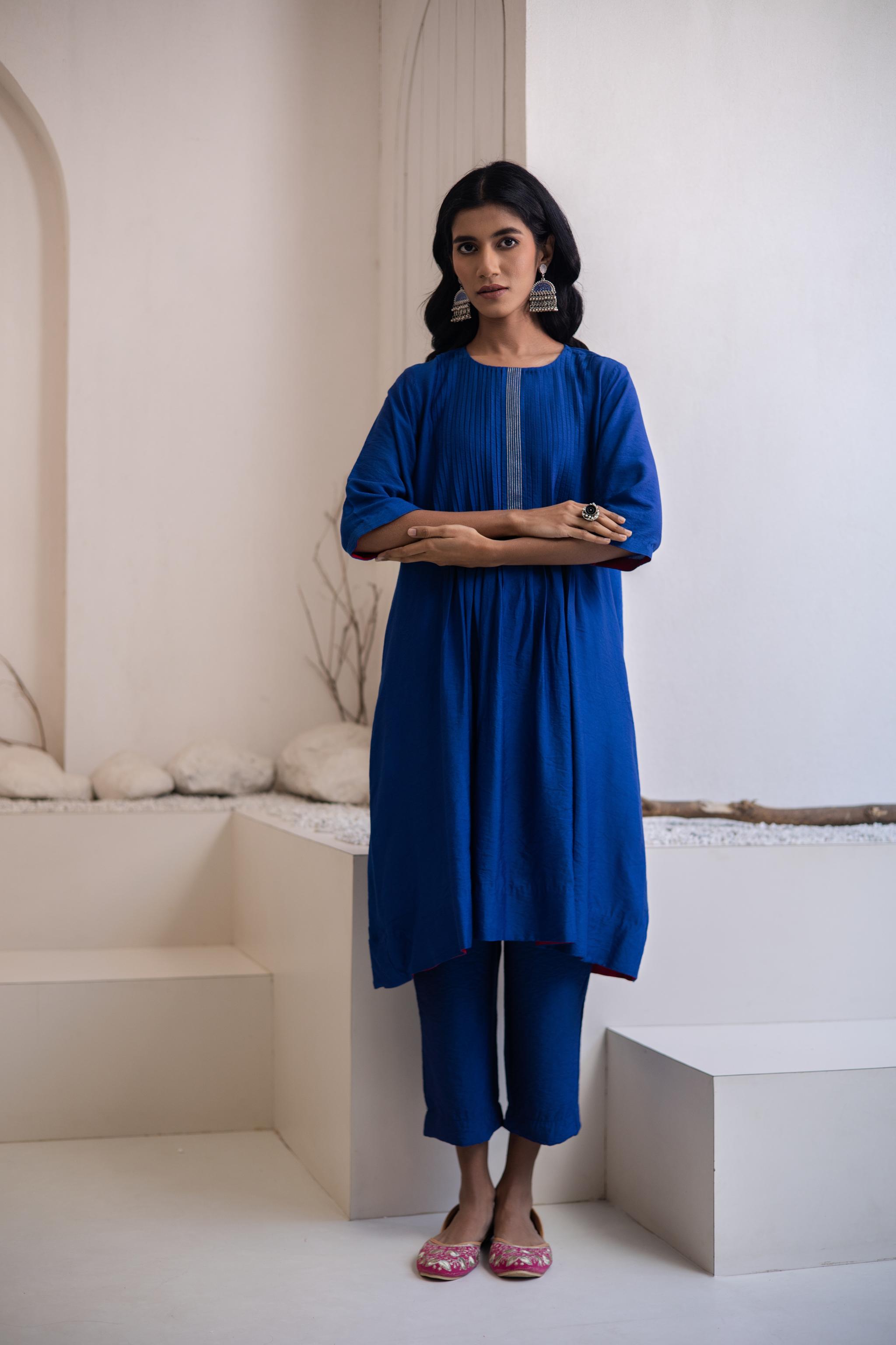 Raat Cotton Silk Kurta Set