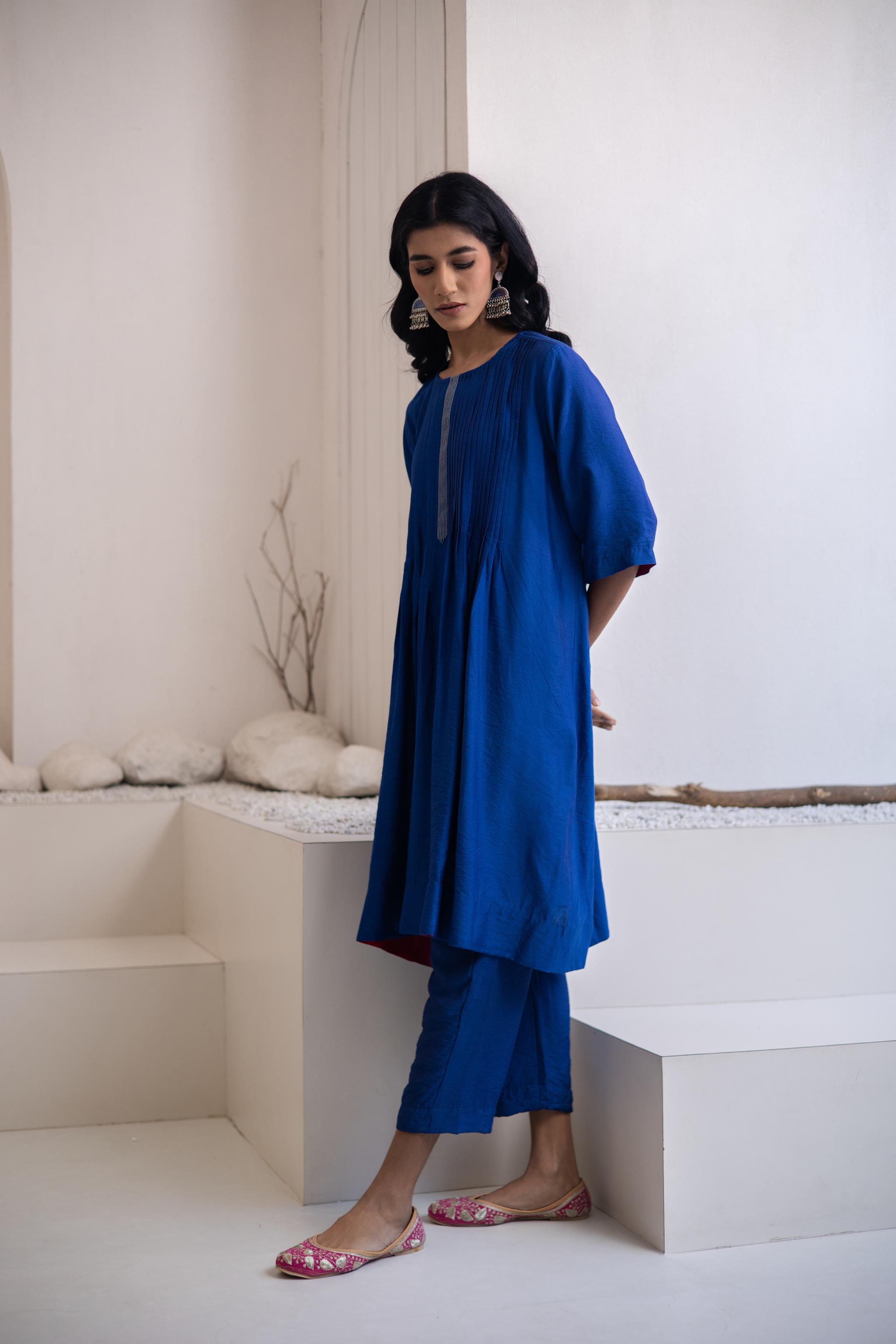 Raat Cotton Silk Kurta Set