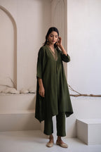 Paar Cotton Silk Kurta Set