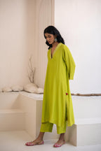 Vayu Cotton Silk Kurta Set