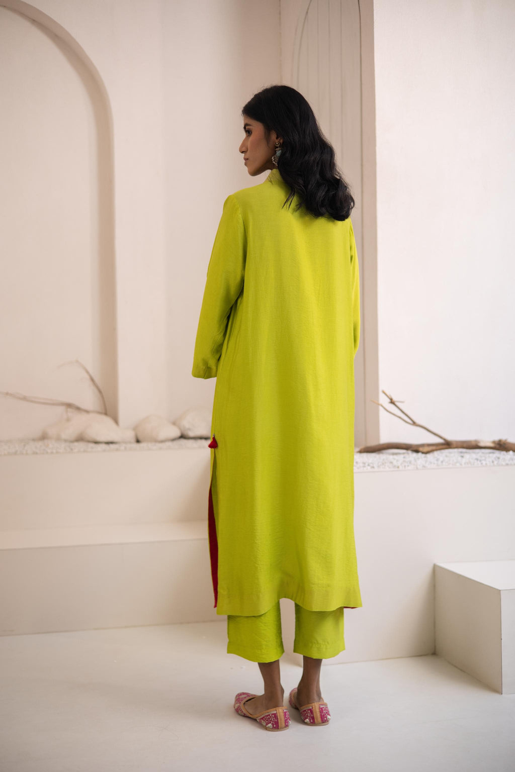 Vayu Cotton Silk Kurta Set