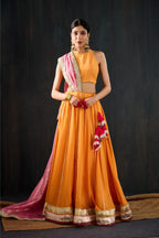 Pankh Cotton Silk Lehenga Set