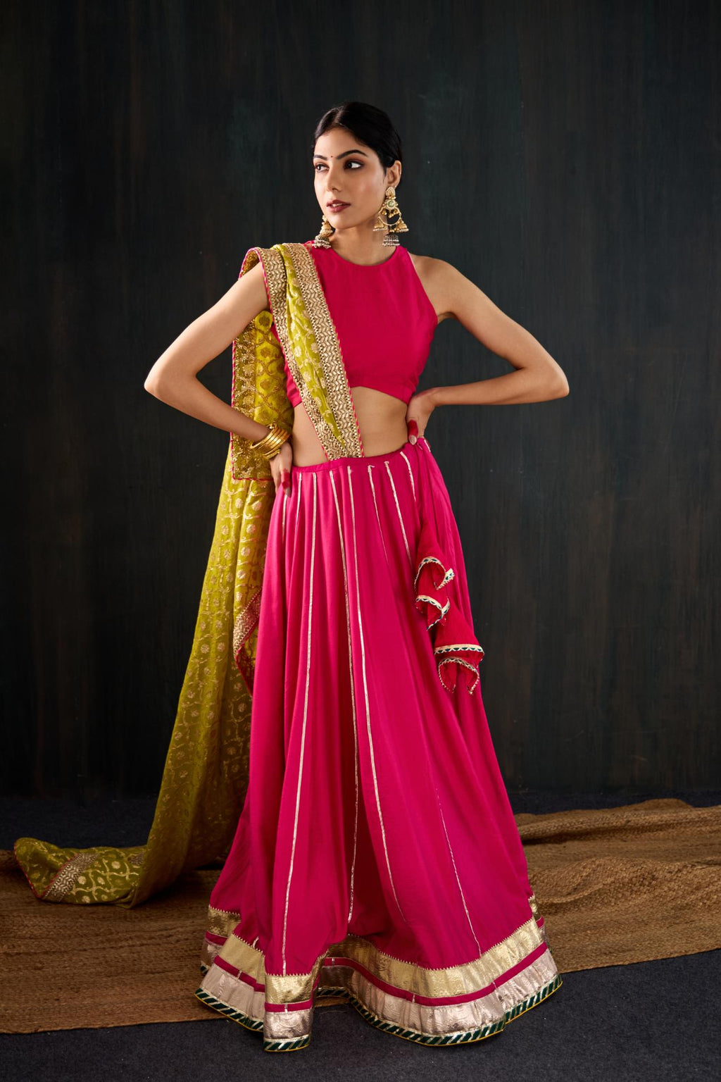 Morani Cotton Silk Lehenga Set