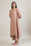 Zoya Mauve Dola Silk Kali Kurta Set