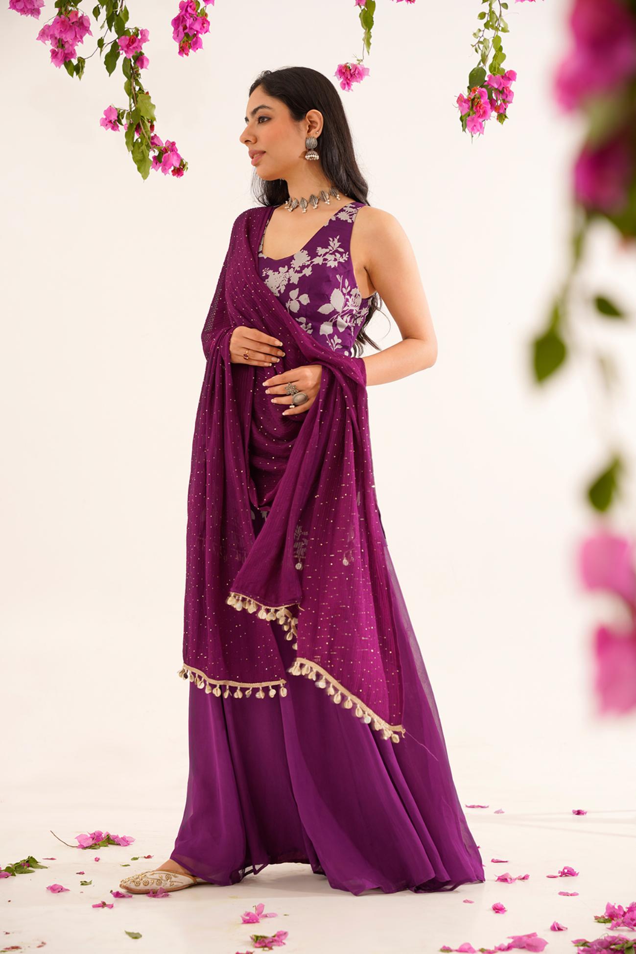 Raga Neeralya Sharara Set