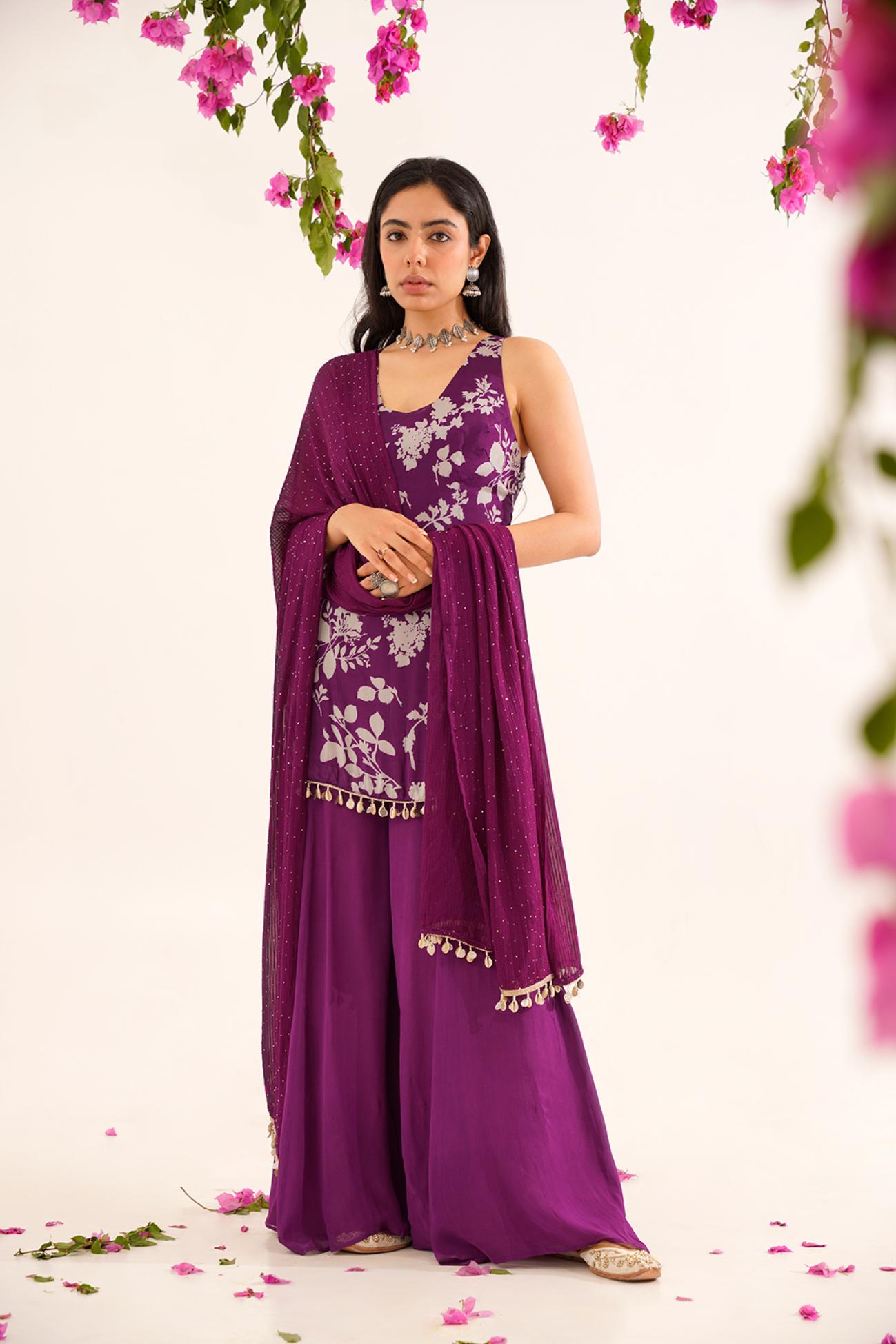 Raga Neeralya Sharara Set