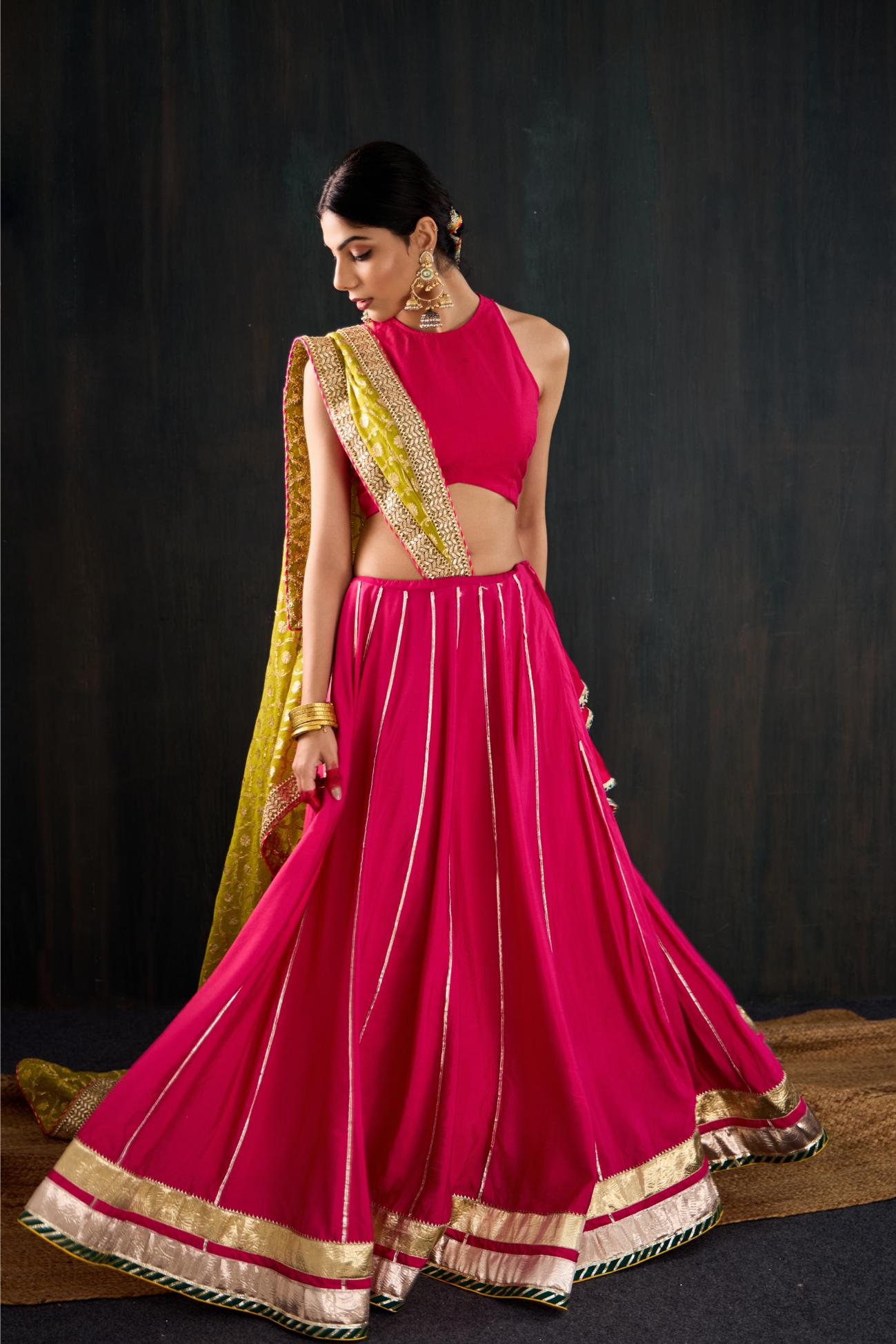 Morani Cotton Silk Lehenga Set