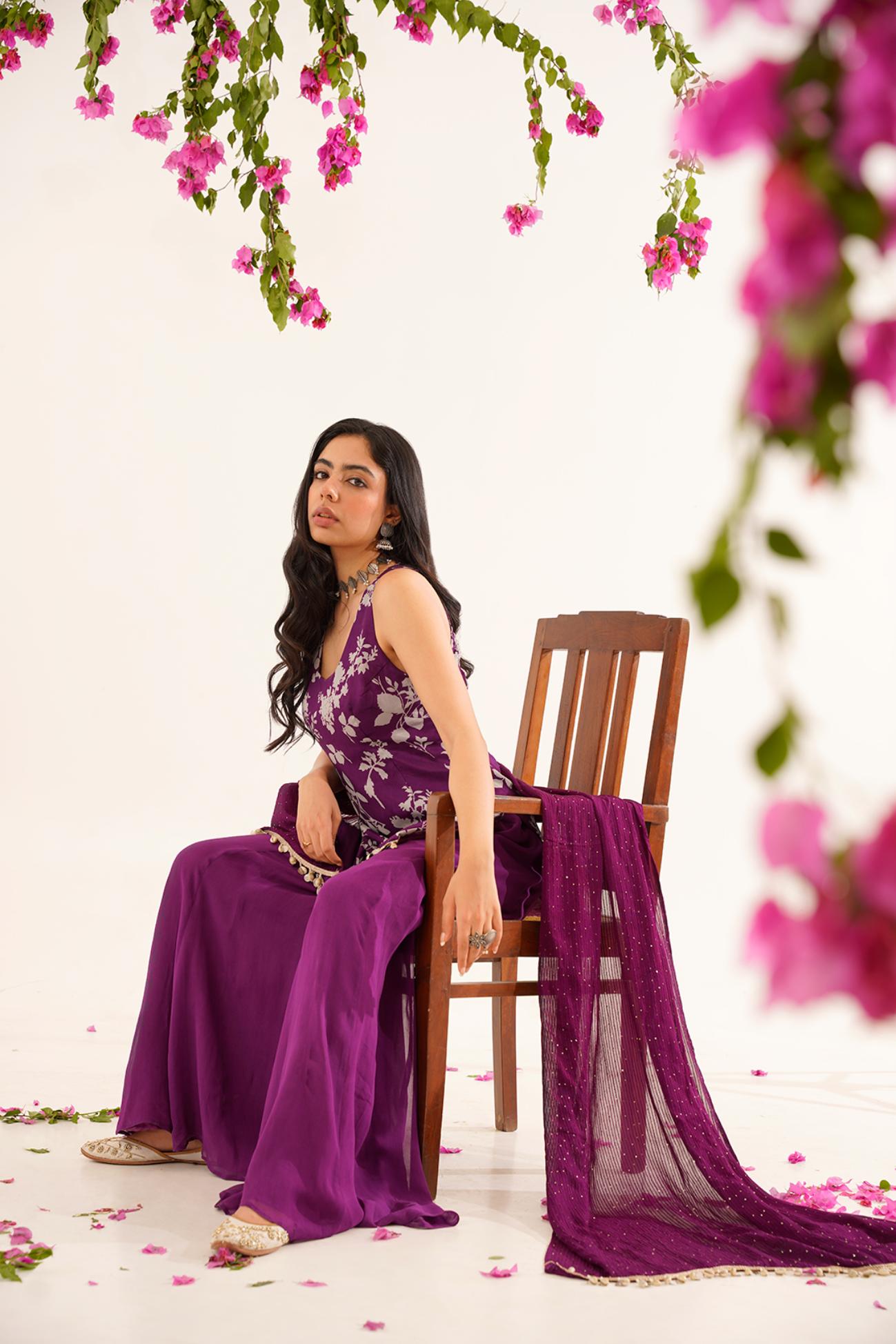 Raga Neeralya Sharara Set