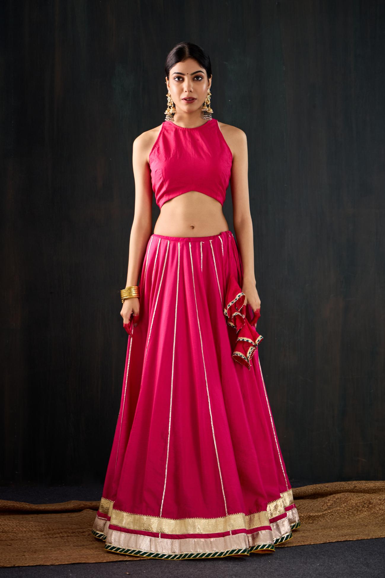 Morani Cotton Silk Lehenga Set