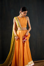 Rangili Cotton Silk Lehenga Set