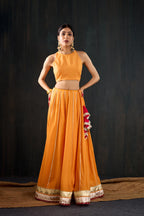 Pankh Cotton Silk Lehenga Set