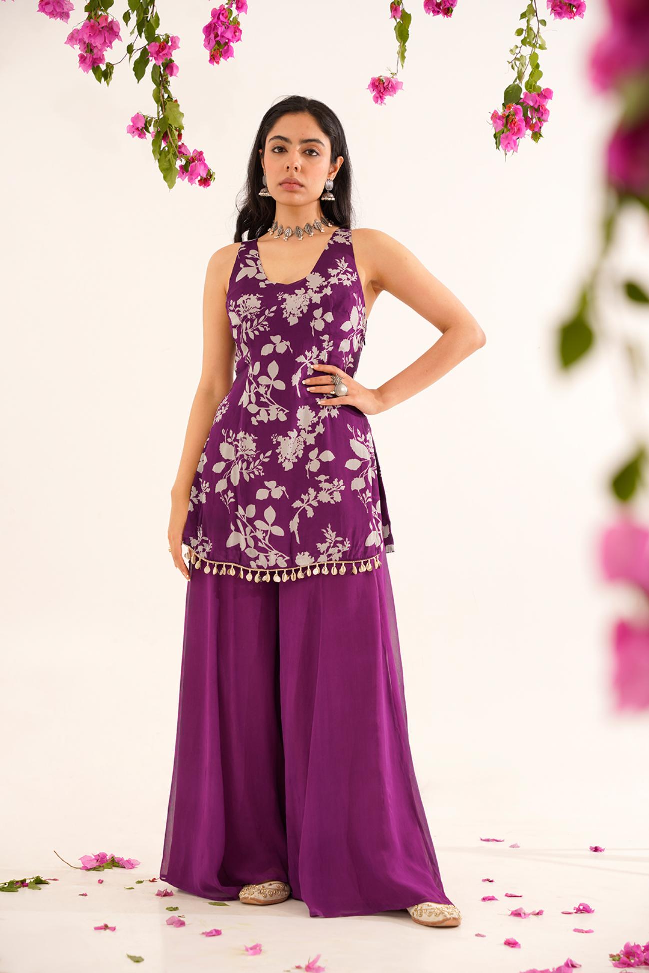 Raga Neeralya Sharara Set