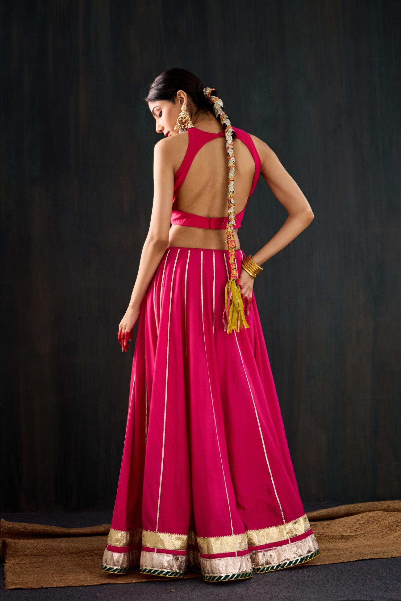 Morani Cotton Silk Lehenga Set