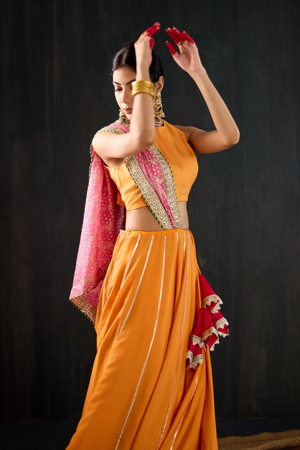 Pankh Cotton Silk Lehenga Set