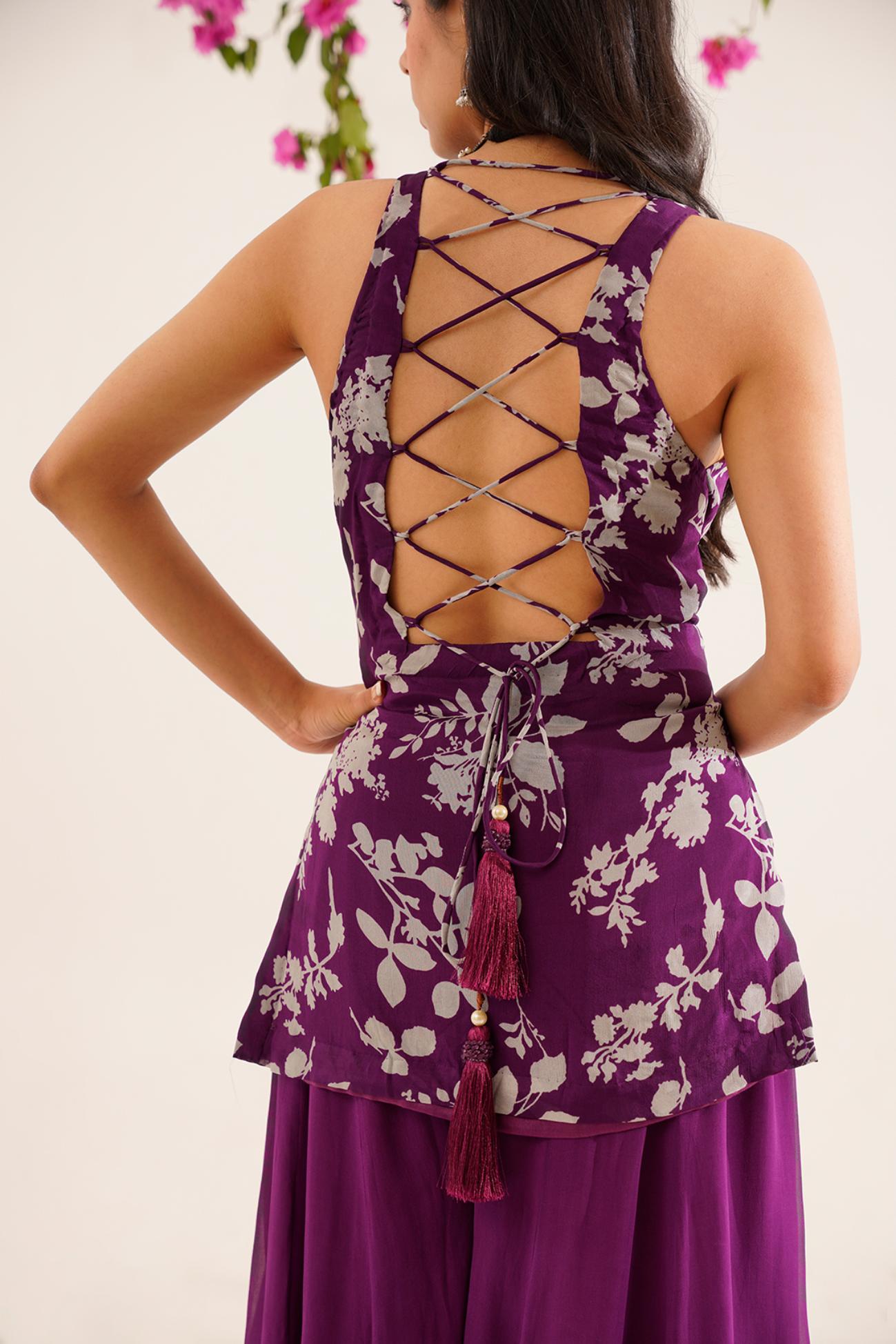 Raga Neeralya Sharara Set